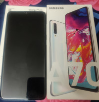 White Samsung  Galaxy A70 (6GB RAM/128GB STORAGE)