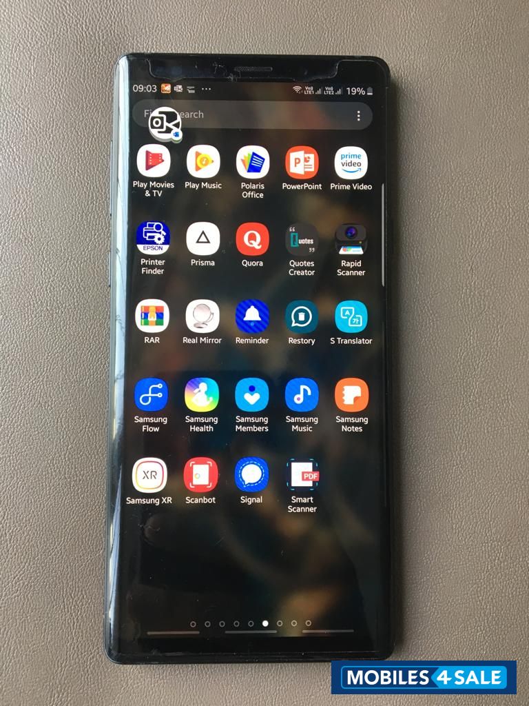Black Samsung  Note 9