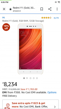 Xiaomi  Mi y1