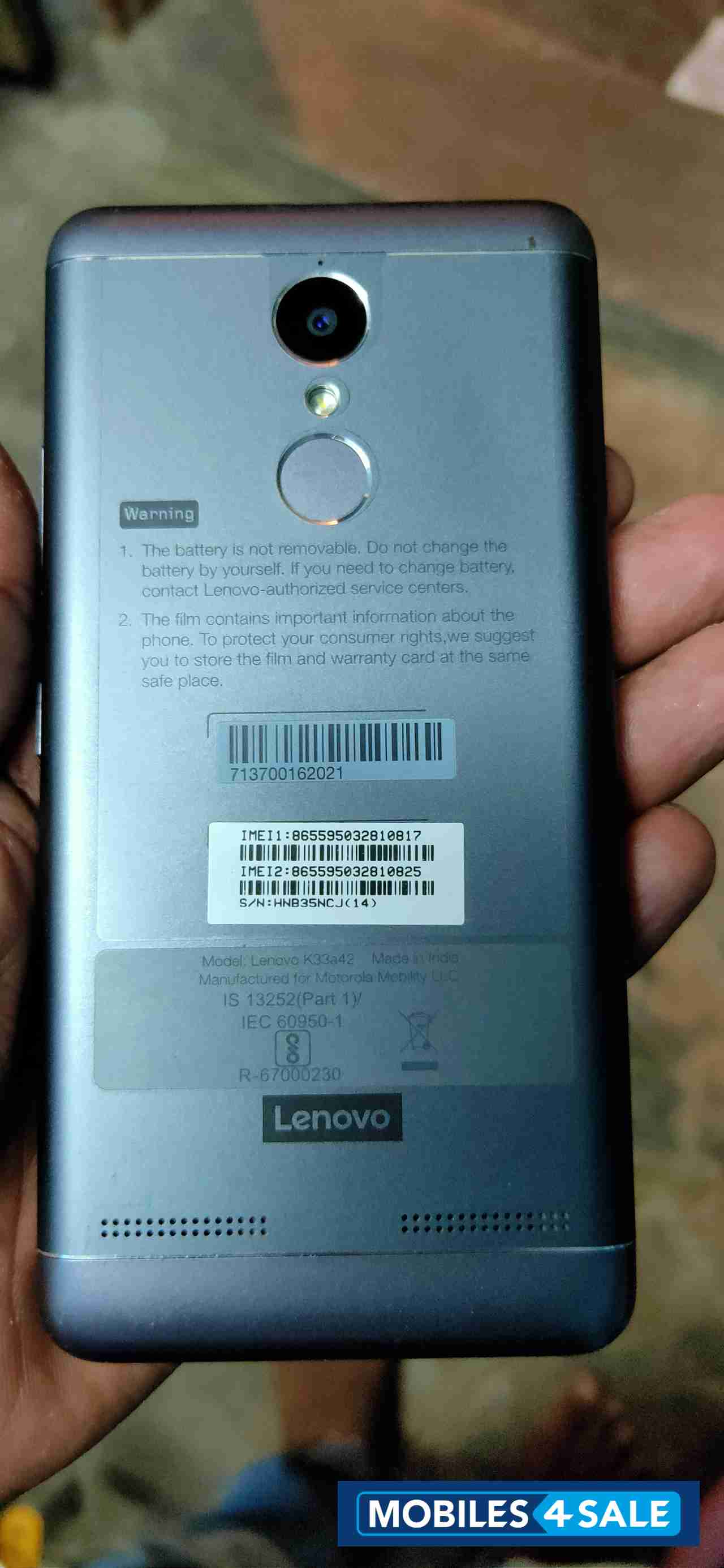 Lenovo  K6 Power