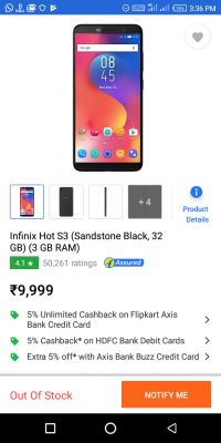 Infinix  Hot s3