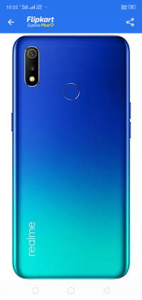Gradient Blue Black Realme  Realme 3