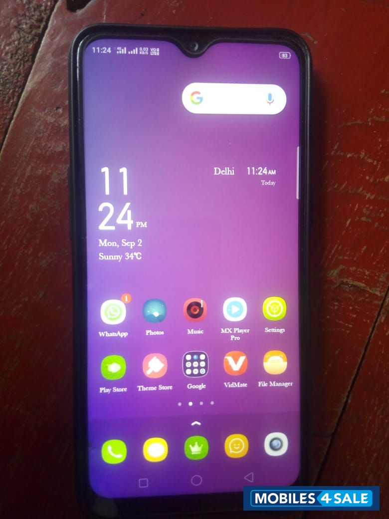 Gradient Blue Black Realme  Realme 3