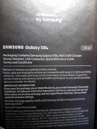 Samsung  galaxy S1OE