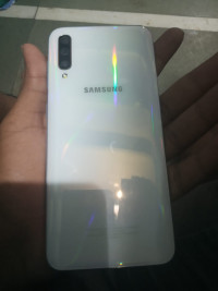 White Samsung  A 50