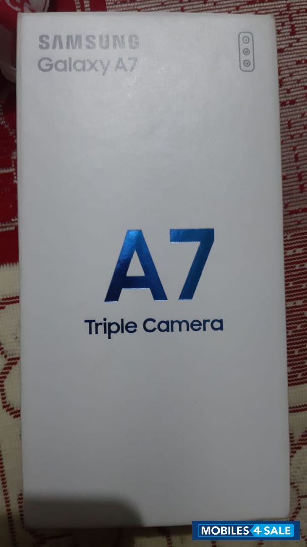 Blue Samsung  samsung A7 (2018)