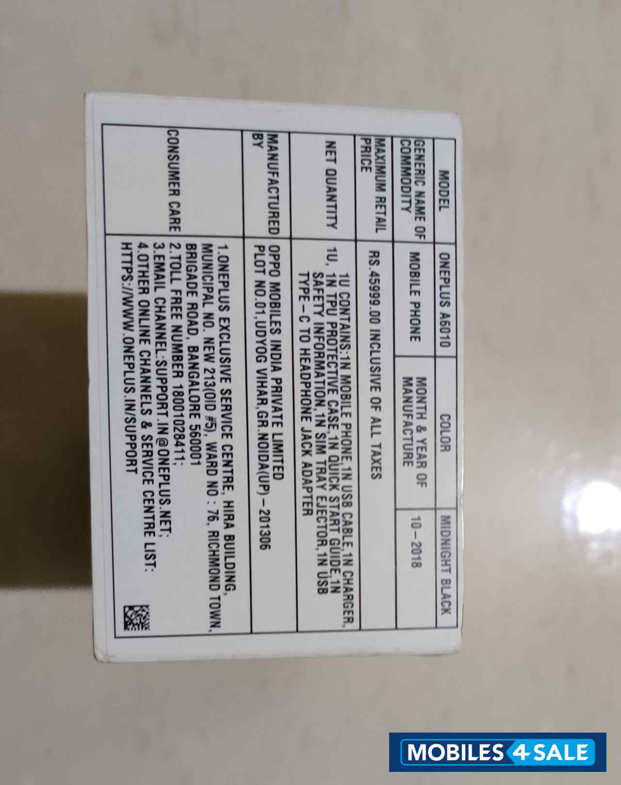 Midnight Black OnePlus  6T