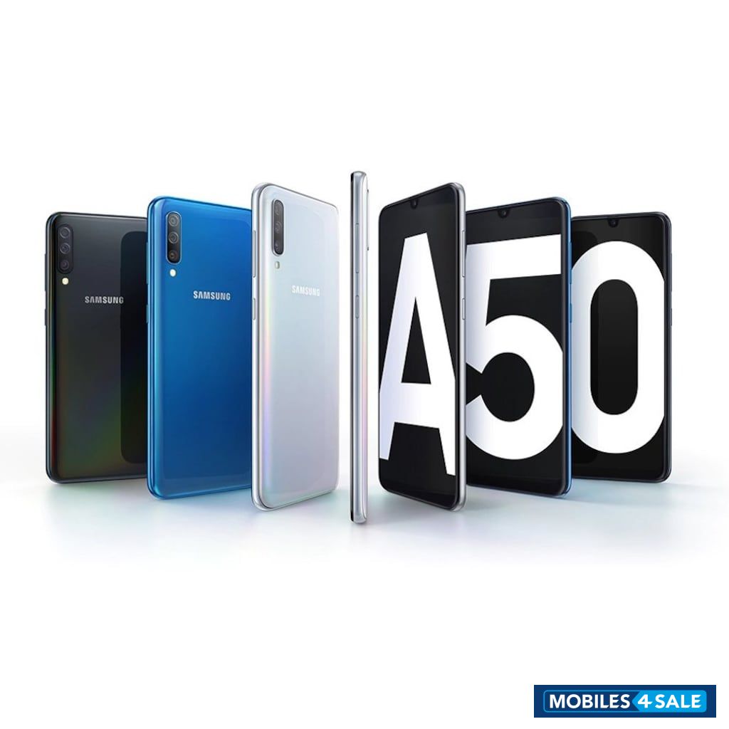 Blue Samsung  A50