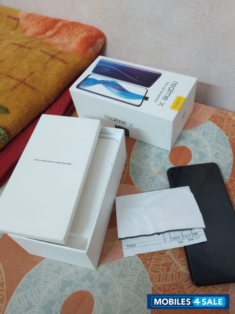 Blue Realme  X
