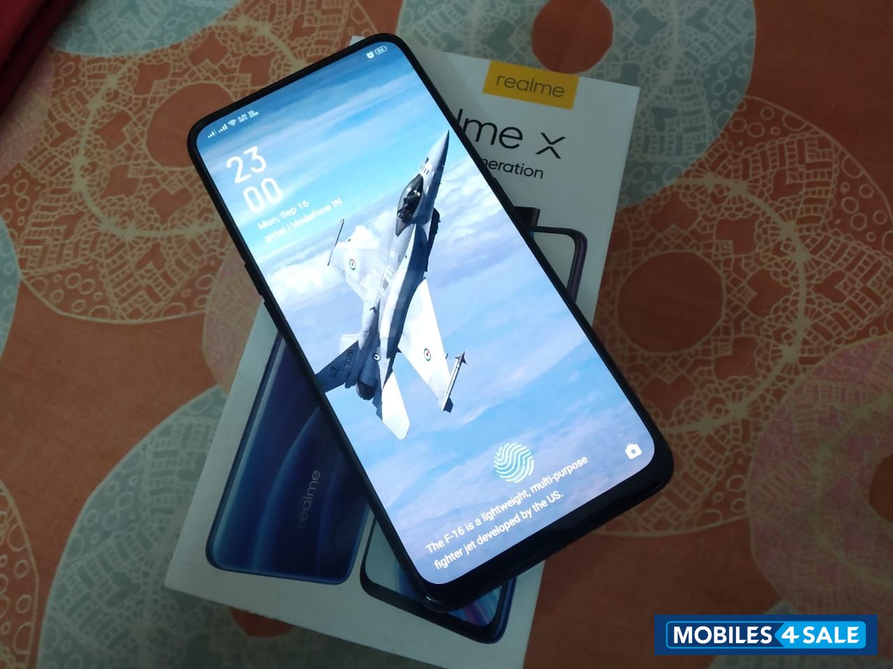 Blue Realme  X