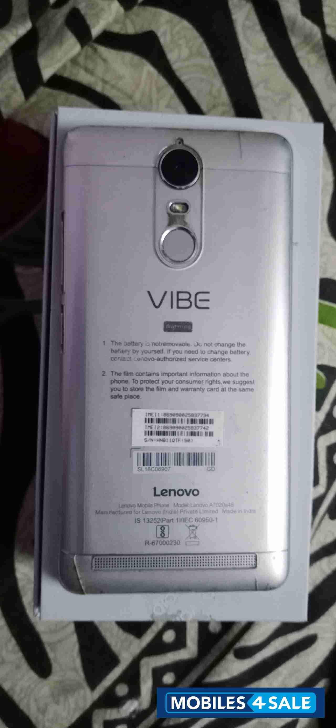 Lenovo  Vibe k5 note