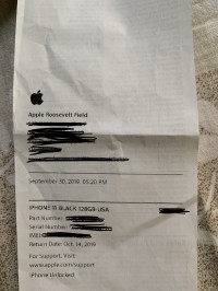 Black Apple  Iphone 11 128Gb