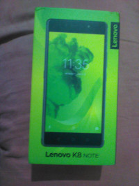 Black Lenovo Lenovo k8 note 4/64.