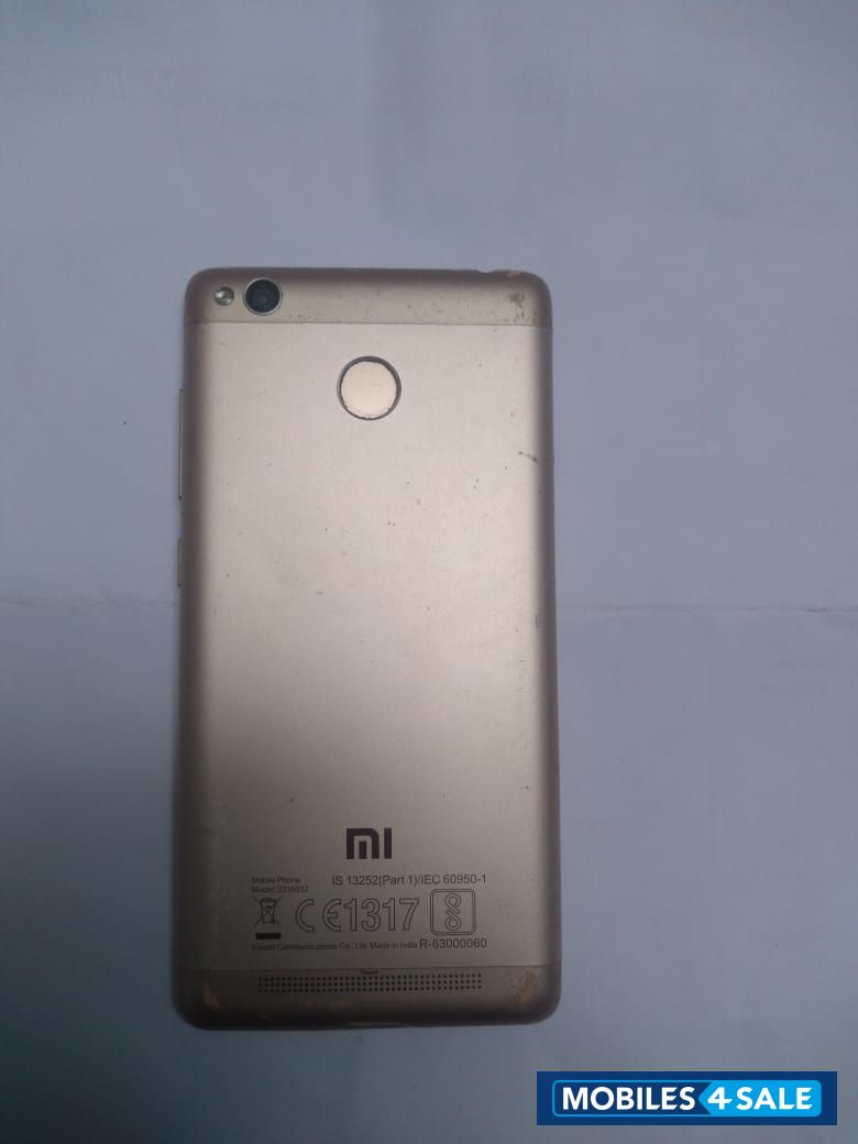 Gold Xiaomi  Redmi 3s prime