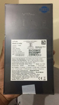 Black Vivo Vivo v17 pro