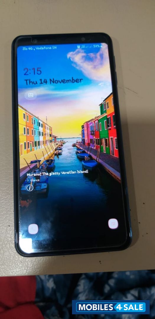 Blue Samsung  Galaxy A7