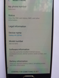 Gold Samsung Galaxy A5 2016