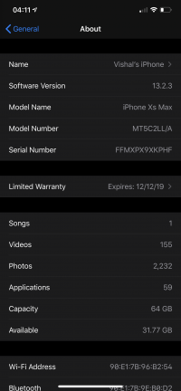 Gold Apple  Iphone xs max