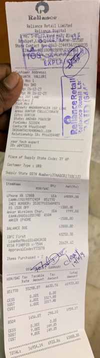 Black Apple  iphone xr