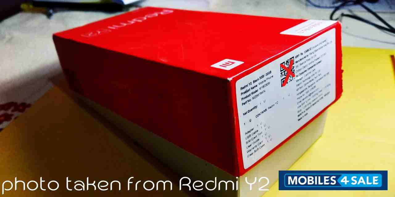 Black Xiaomi Redmi Redmi Y2