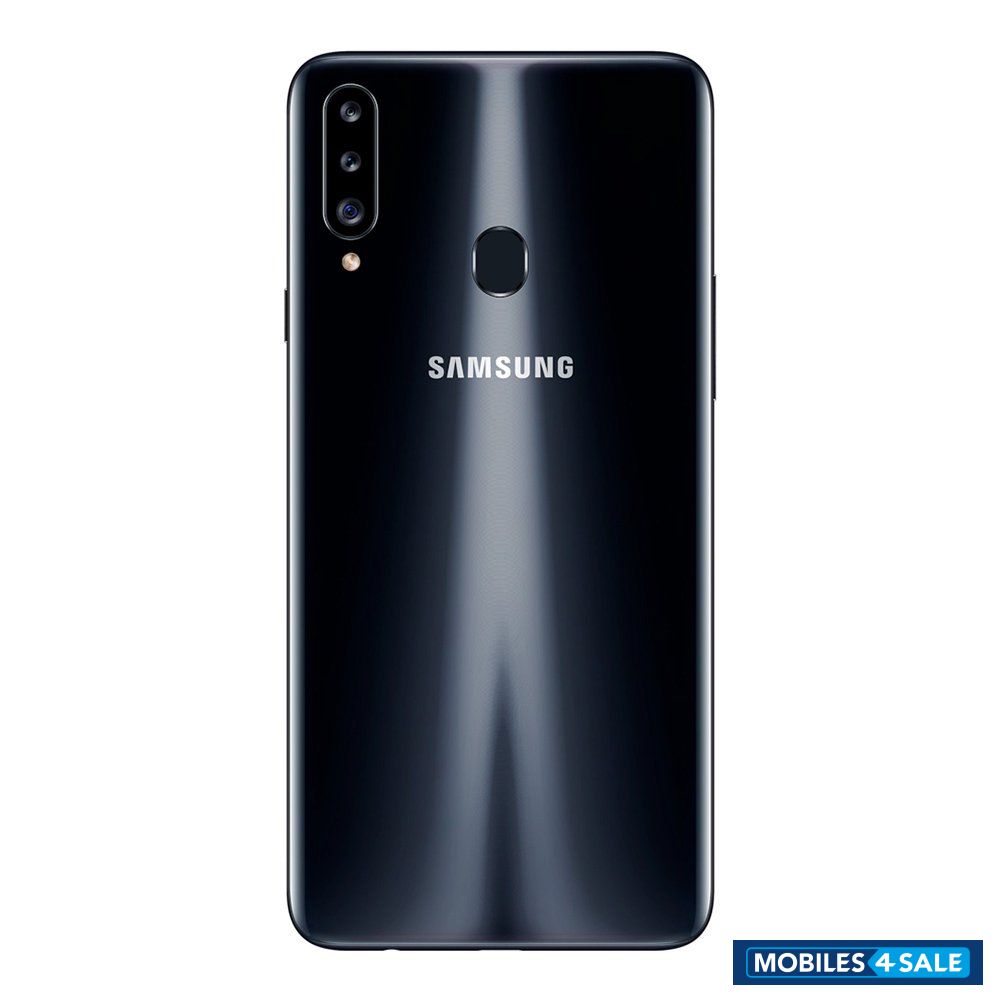 Black Samsung  Galaxy A20S