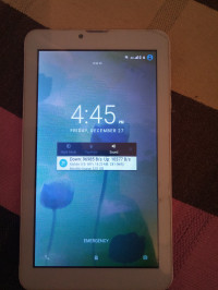 White IKALL 4G Volte dual sim calling tablet