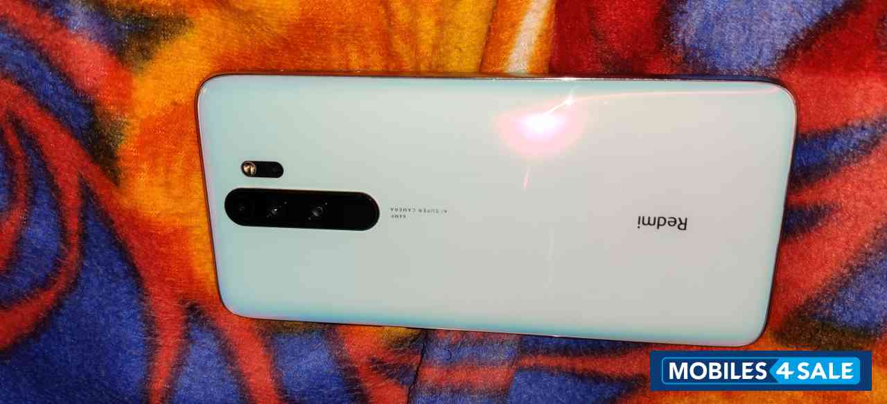 White Xiaomi Redmi Mi note 8 pro