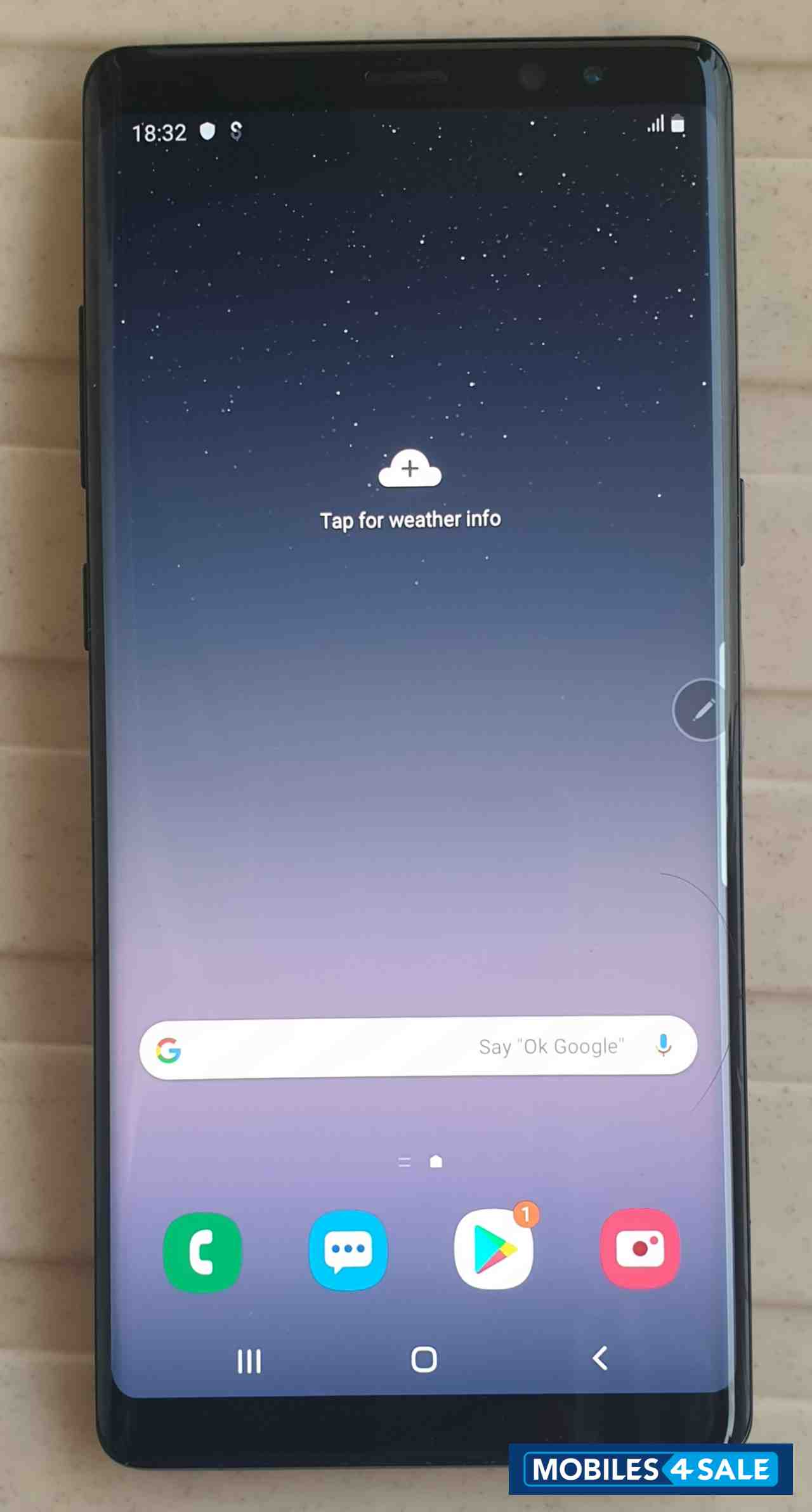 Midnight Black Samsung Galaxy Note 8