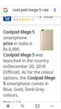 Coolpad  mega 5
