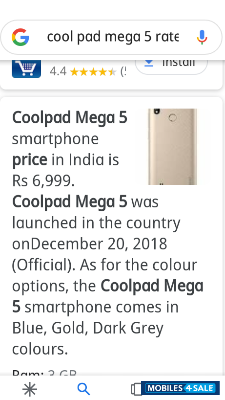 Coolpad mega 5