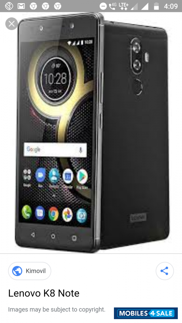 Lenovo  K8 note