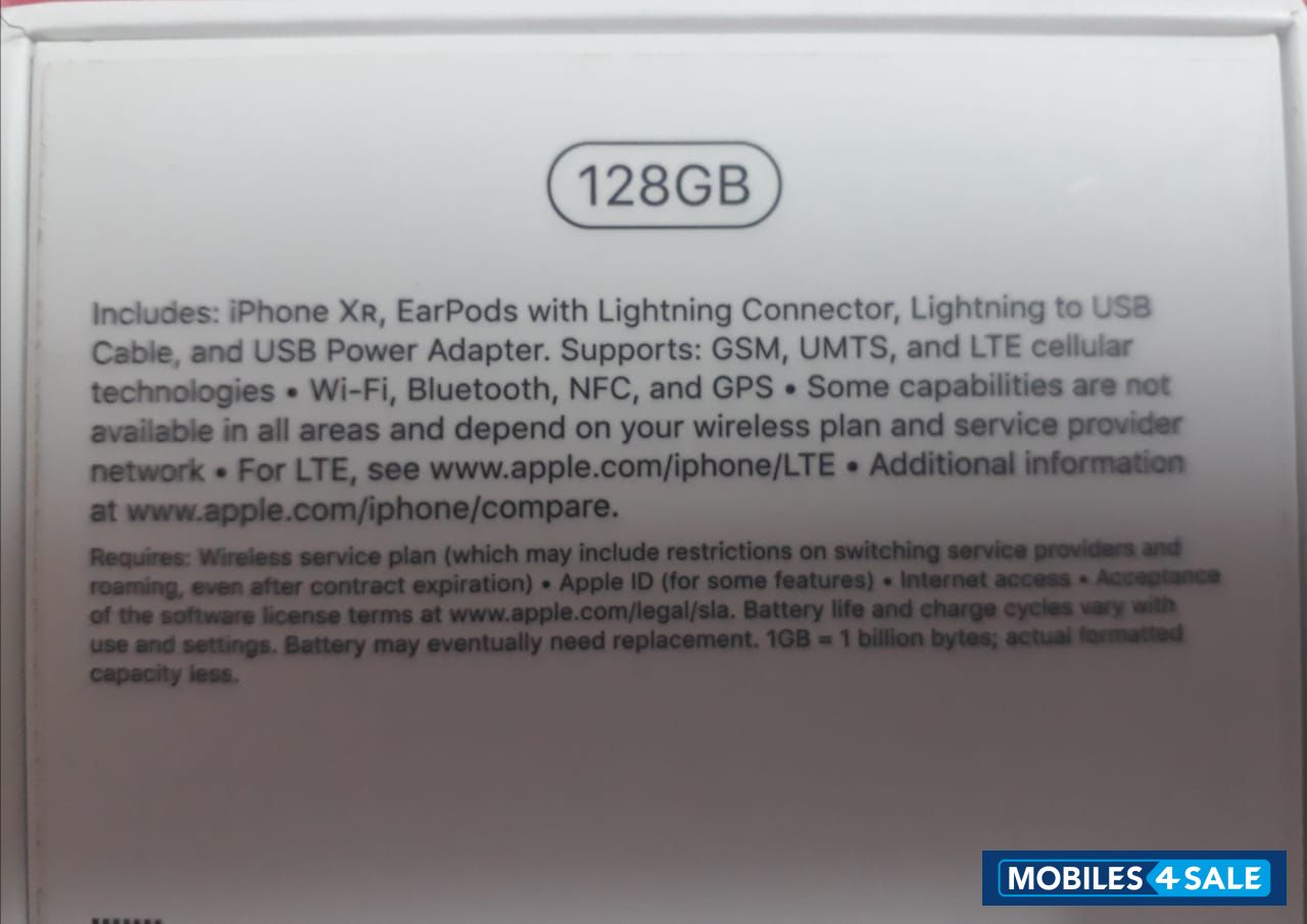 Black Apple  IPhone XR 128