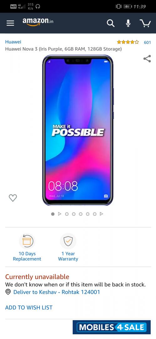 Huawei  Nova 3