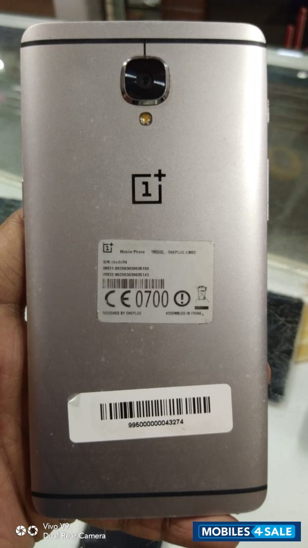Grey OnePlus  One plus 3t