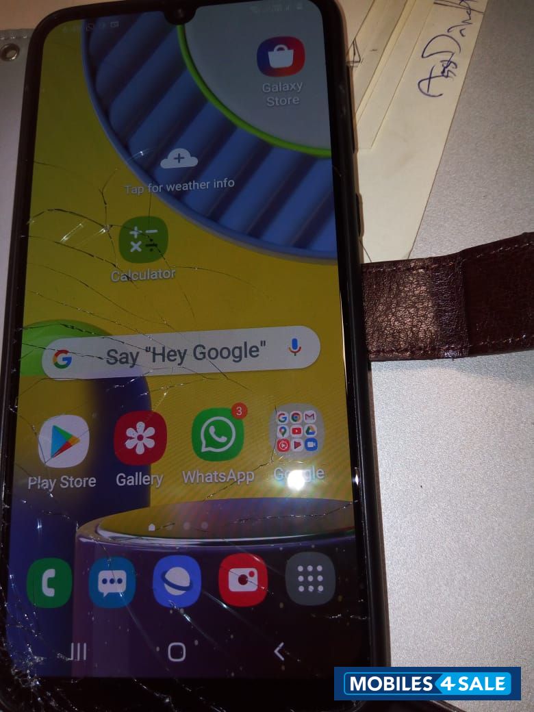 Used 2020 Samsung M310 for sale in Thrissur. Ocean Blue colour. ID is