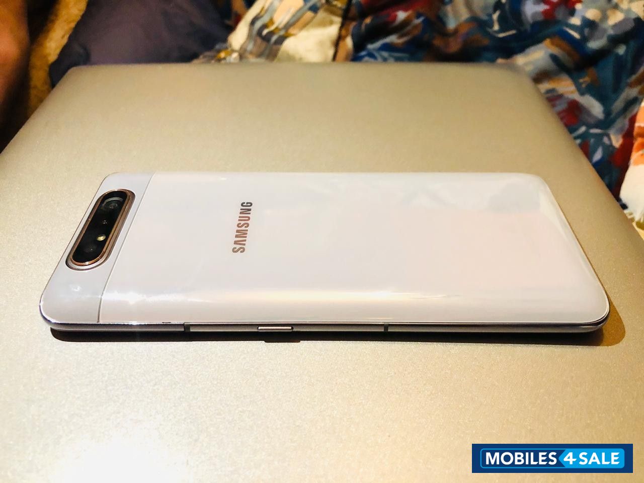 White Samsung  Galaxy A80