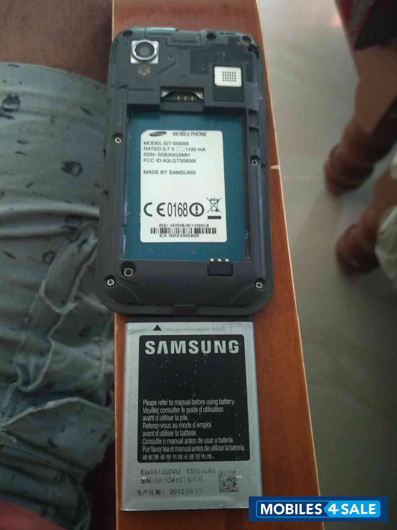 Black Samsung  Galaxy ace GT 5830i