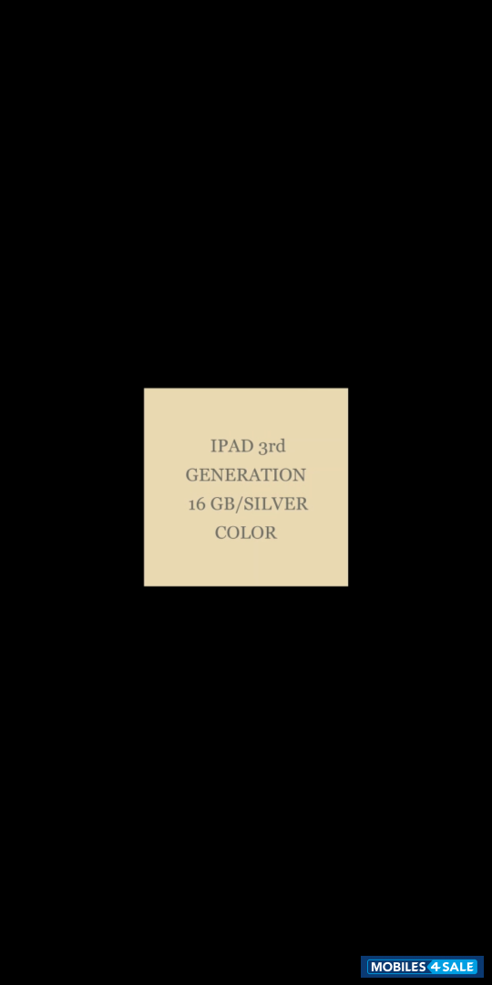 Silver Apple iPad3