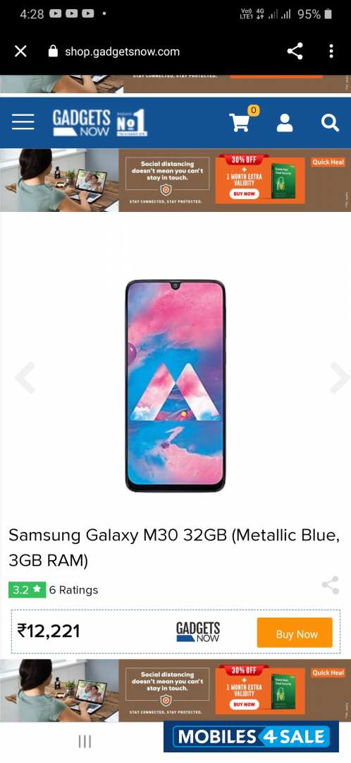 Samsung  M30 3GB 32GB