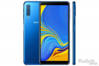 Blue Samsung  Galaxy a7 2018