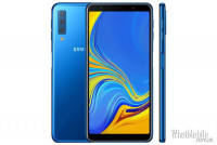 Blue Samsung Galaxy a7 2018