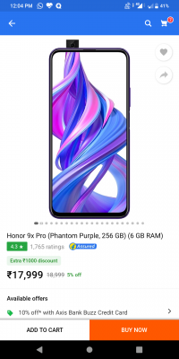 Huawei  Honor 9x pro