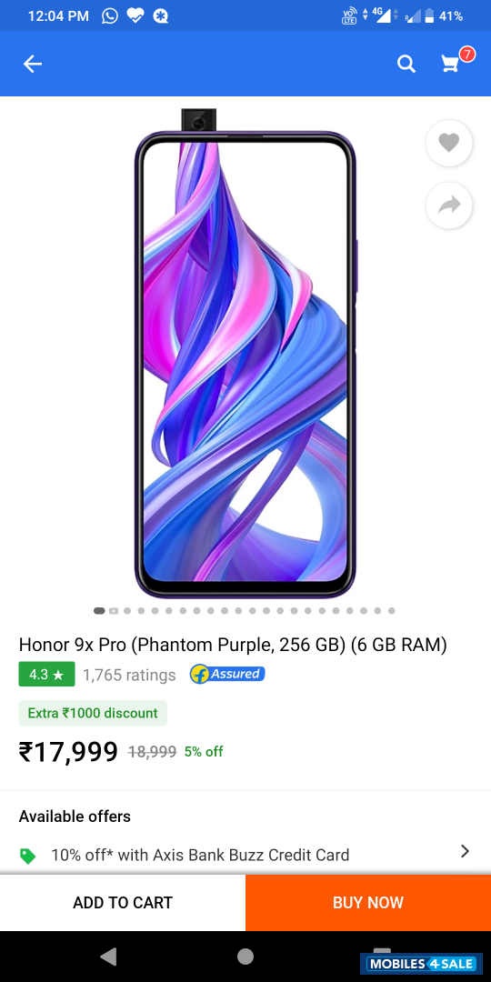Huawei  Honor 9x pro