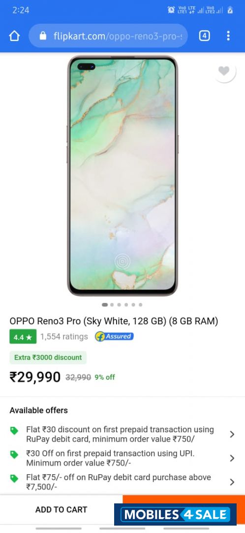 Oppo  Oppo Reno 3 pro