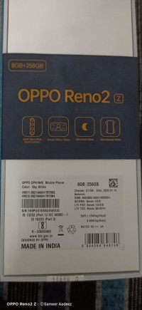 Oppo  reno 2z