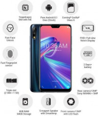 Navi Blue Asus  zenfone max pro m2