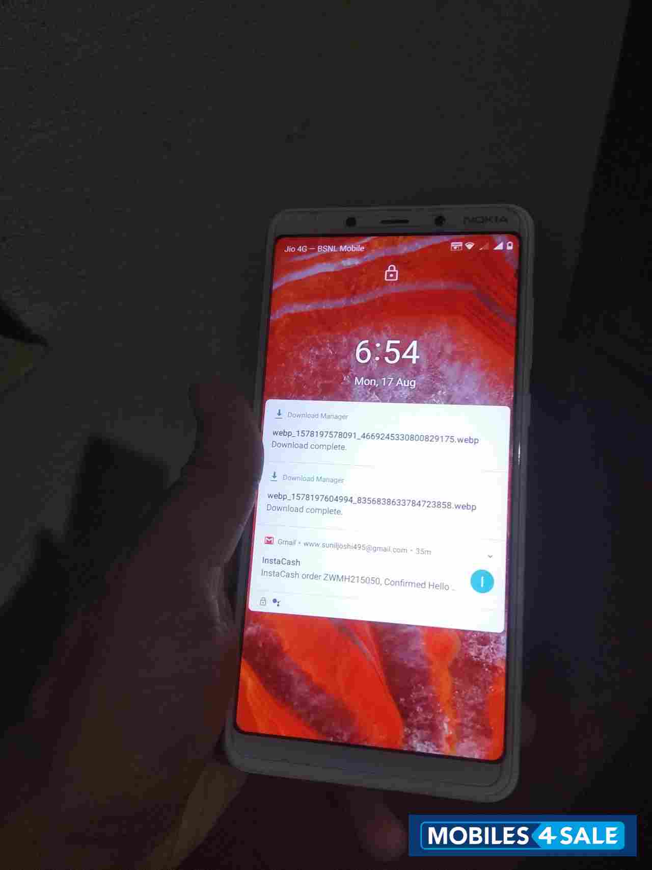 White Nokia 3.1 plus