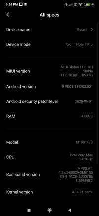 Xiaomi  Redmi Note 7 Pro