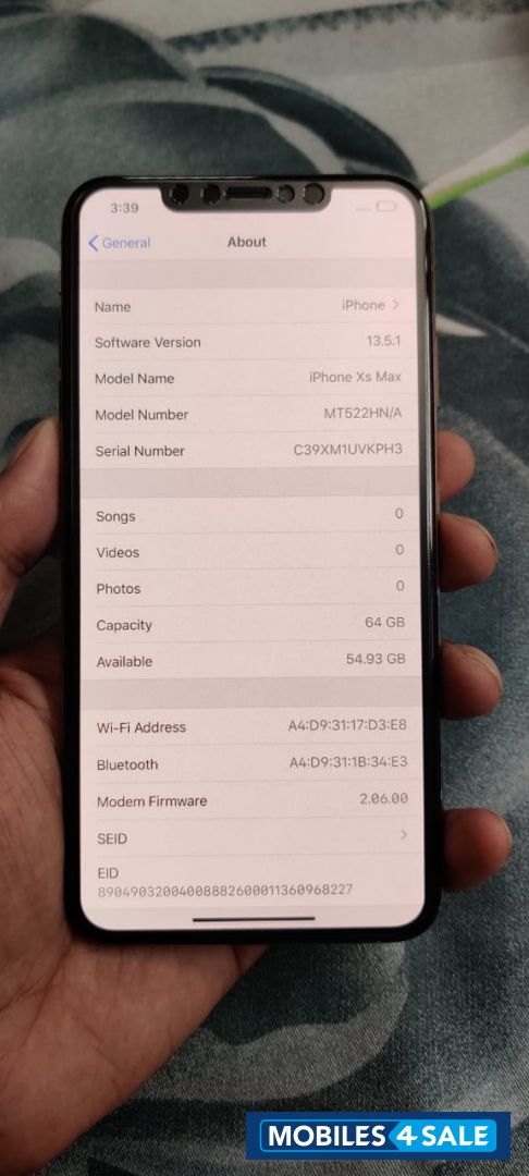 Apple  Iphone XS Max