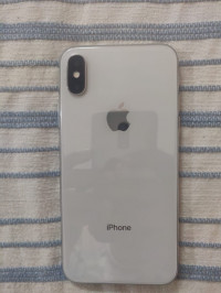 Silver Apple  iPhone x